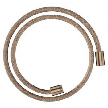 Hansgrohe AXOR Textilbrauseschlauch 1250 mm, beidseitig zylindrische Mutter, brushed red gold
