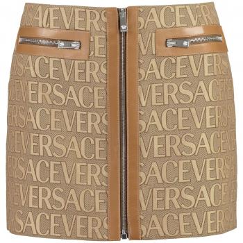 Jupe VERSACE Femme Taille 40 Beige