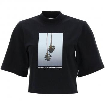 T-shirt femme Palm en coton noir