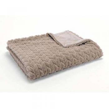 Plaid Taupe 130 x 170 cm