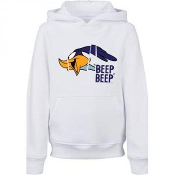 F4NT4STIC Unisex Hoodie 'Looney Tunes Roadrunner Beep Beep' für Kinder, weiß