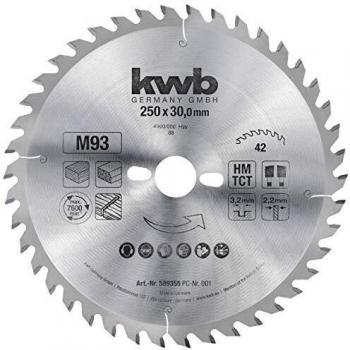 Kwb Kreissägeblatt 589355, 250 x 30 mm