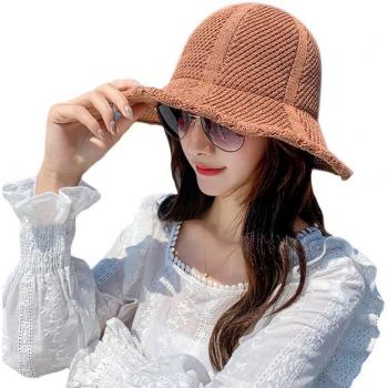 Summer Weave Straw Fisherman Cap in Macaron Colors