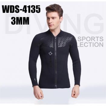 Herren‑Taucherbekleidung 3 mm Neopren – Langärmel‑Jacke
