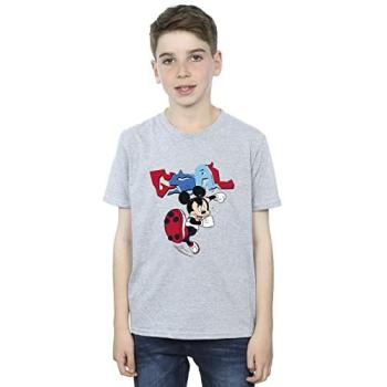 Disney Boys’ Mickey Mouse Forward Top (Grey)