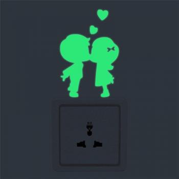 Decorative Luminous Animal Wall Switch Stickers