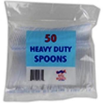 Industrial Strength 50‑Pack Spoons