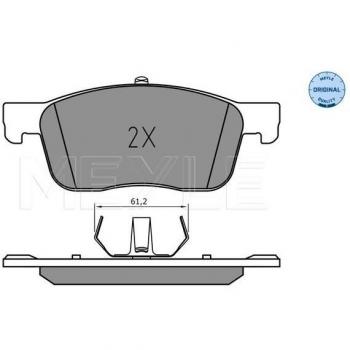 Plaquettes de frein MEYLE 025 225 9417 PEUGEOT