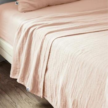 240x300 cm Drap Plat Gaze de Coton Guimauve – Ourea