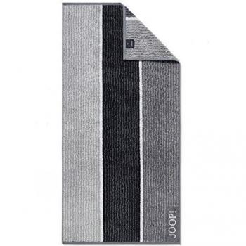 Serviette JOOP! Signature Lines 1658, Coton, Noir, 80 x 200 cm