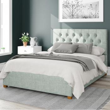 Ottoman Storage Bed Olivier Pure Pastel Cotton