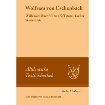Vitalsource Technologies, Inc. Willehalm Buch VI bis IX; Titurel; Lieder