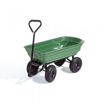 VERDELOOK Carrello Ribaltabile con capacità di carico fino a 250 kg, dimensioni 110x100x53 cm, colore verde