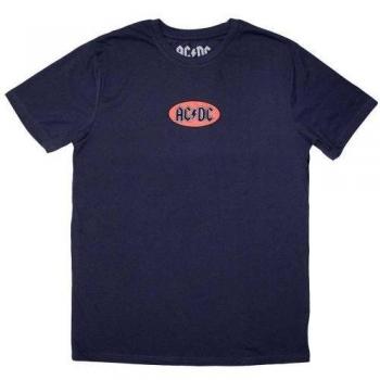 Retro Rock Mini Oval Logo Top – Navy XL