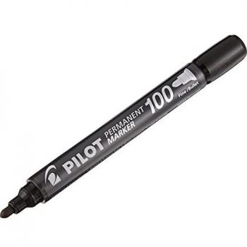 Pilot SCA-100 Dauermarker, konische Spitze, 12er Pack, Schwarz