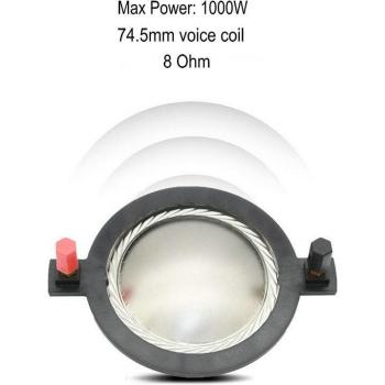 75mm Voice Coil 3 inch HiFi Tweeter Diaphragm for Stage Speakers