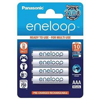 2100 Ladezyklen Ni-MH Akku AAA Micro