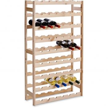 Zeller 13165 Rustic 54‑Bottle Wine Rack