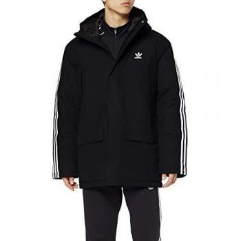 Adidas Herren Fellparka mit Polsterung, Schwarz, XL