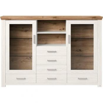 Musterring Highboard »York«, Typ 56, in Weiß