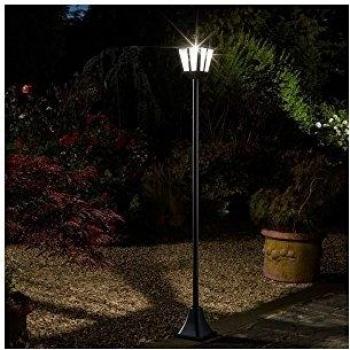 Whitehall 1.8m Solar Garden Post with Super Bright Lamp