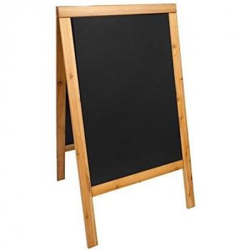 Securit Kreidetafel aus Teakholz, 70 x 120 cm