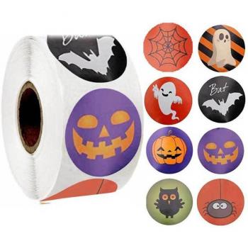 Etiquettes de Cuisine Halloween 500 Pièces