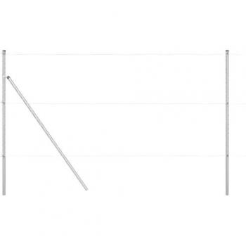 Poteaux de clôture 7 pièces Ø32 mm 200 cm (acier galvanisé) – Vidaxl