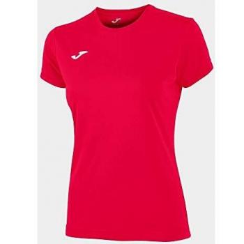 Camiseta Deportiva Joma Combi Mujer Manga Corta Rosa