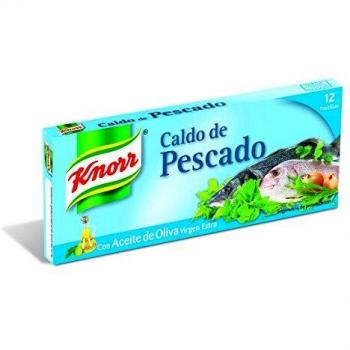 Knorr Dados de Caldo de Pescado, 12 Pastillas