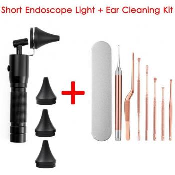 Otoscope with Ear Pick and Tweezers