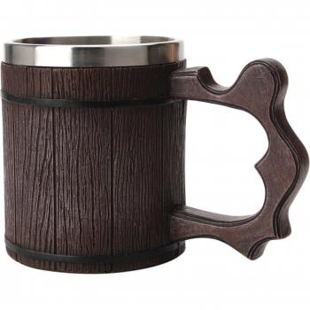 Vaso de Cerveza de Madera y Resina