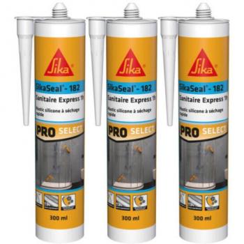 Sika QuickFix 1h Set di 3 Sigillanti Siliconici Trasparente