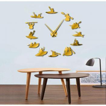Rafting Adventure Grand Clock with Mirror Finish