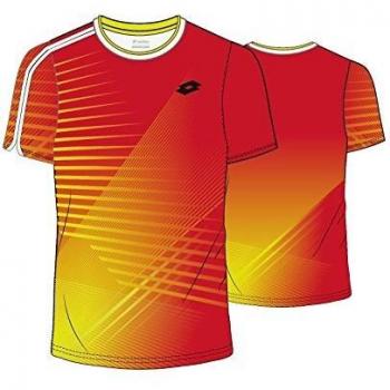 T-Shirt Homme Lotto Paddle – Couleur Orange (Flame)