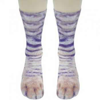 Mid-Tube Cat Paw Socks