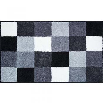 GRUND BONA Rutschfeste Badematte 80 x 140 cm grau
