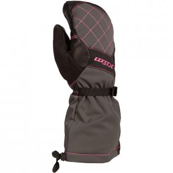 Allure Snow Knockout Rosa‑Asfalto – Guanti da Donna KLIM