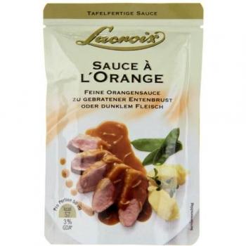 Orangenfleischsauce Lacroix – 150 ml, 5 Stück