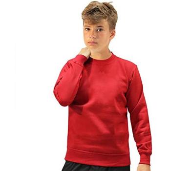 T-shirt long enfant Softee Owen – Rouge, taille 6 ans