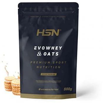 Proteína Whey con Harina de Avena Sabor Galletas Crema 500g