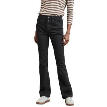 STREET ONE Slim-fit-Jeans, schwarz, Damen, Doppelknopf