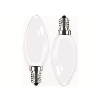 LED Glødt Wandlamp Kerte Vorm Dubbel