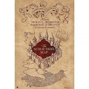 Póster Harry Potter El Mapa del Merodeador