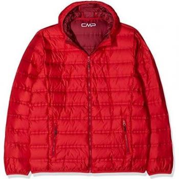 Chaqueta de Plumas CMP Feel Warm, Hombre, Rojo (Salsa-Syrah), 56