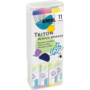 KREÜL Triton Acrylmarker “Edge” Powerpack (11 Farben)