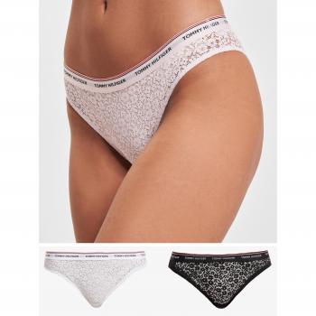 Bragas de Mujer Tommy Hilfiger – Trío de Encaje Elegante (XS)