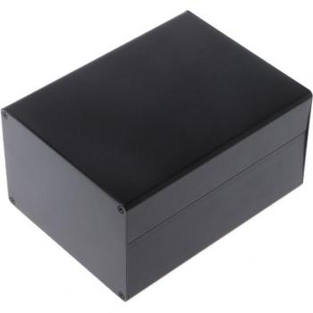 Boîte de jonction en aluminium 155x120x83mm noire
