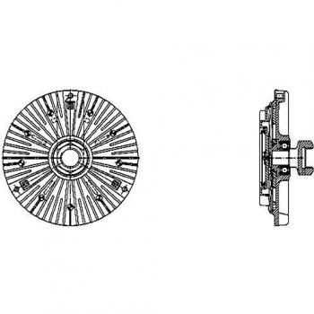 MAHLE CFC 70,000P Complete Clutch & Fan Assembly