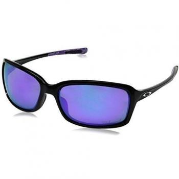 Oakley Proxy 931206 54 Sonnenbrille für Damen, Schwarz (Matte Black/Sapphire Iridium)